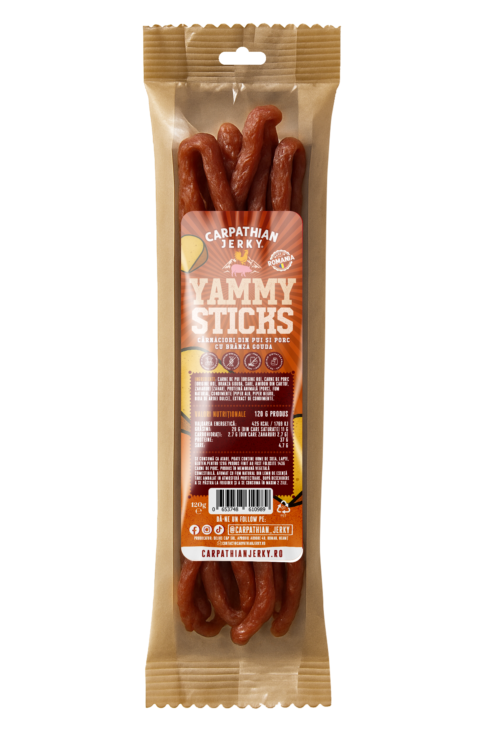 Carpathian Jerky Yammy Sticks